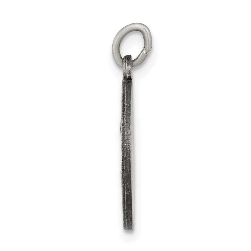Sterling Silver Antiqued Saint Matthew Medal