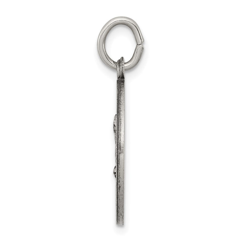 Sterling Silver Antiqued Saint Matthew Medal