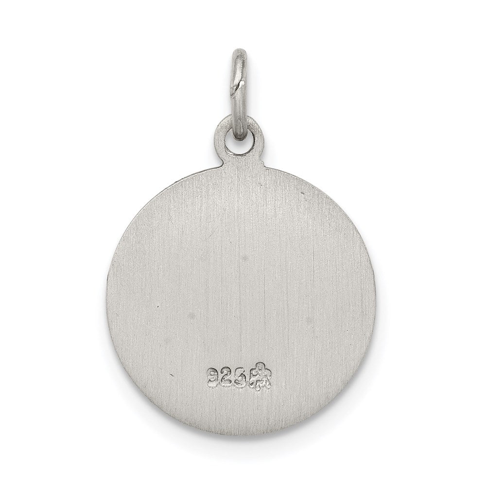 Sterling Silver Antiqued Saint Paul Medal