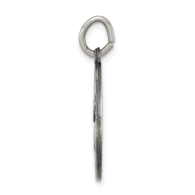 Sterling Silver Antiqued Saint Paul Medal