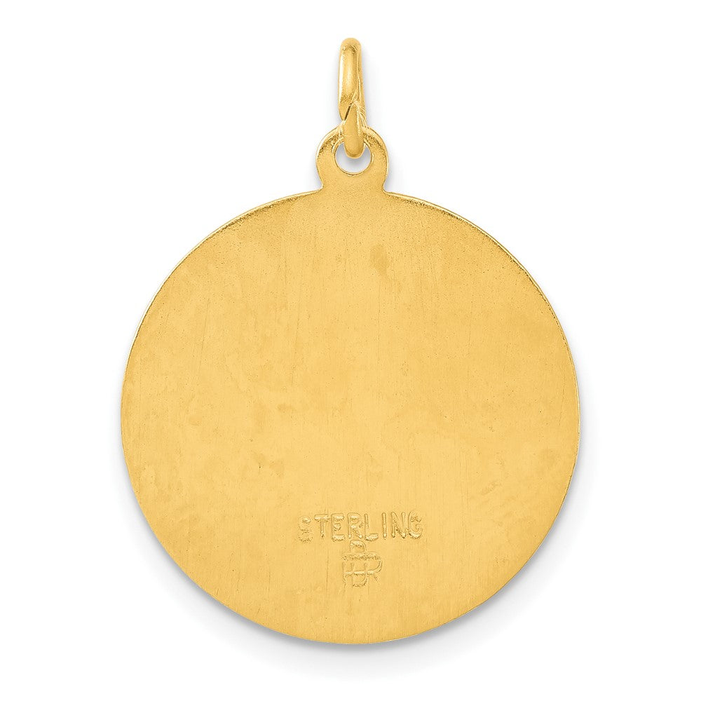 Sterling Silver & 24K Gold-Plated Saint Mark Medal Charm