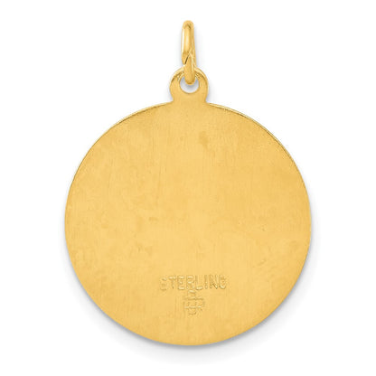 Sterling Silver & 24K Gold-Plated Saint Mark Medal Charm