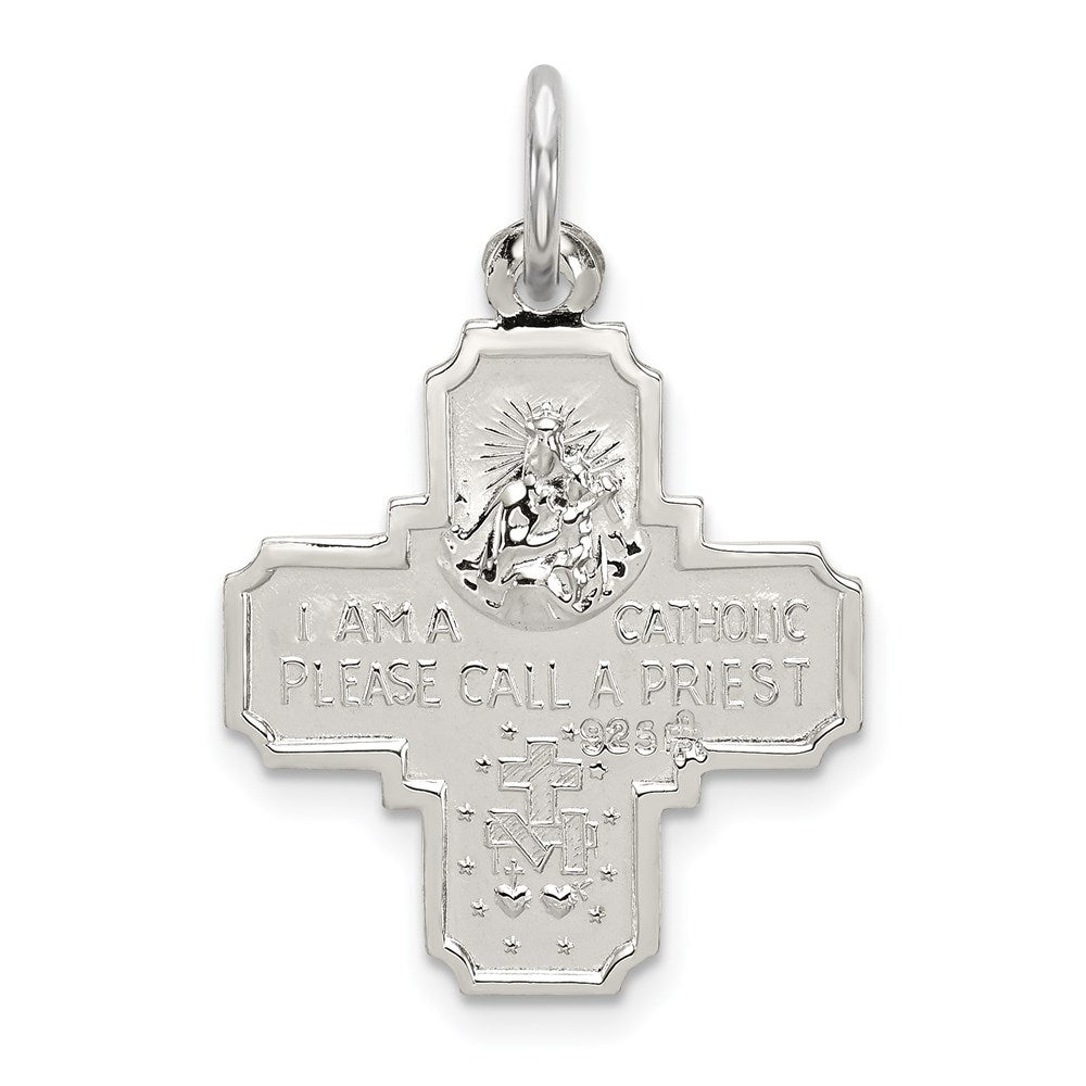 Sterling Silver 4-Way Medal