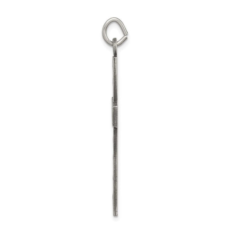 Sterling Silver Antiqued Cross Pendant