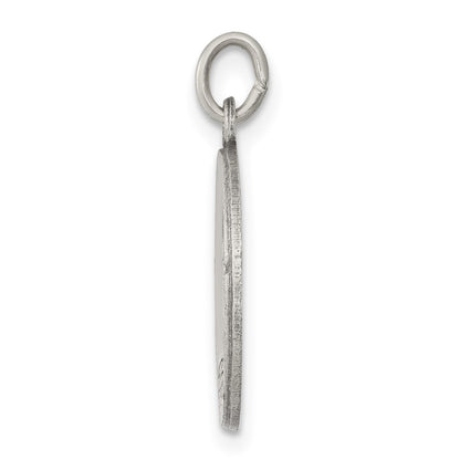 Sterling Silver Antiqued Confirmation Medal