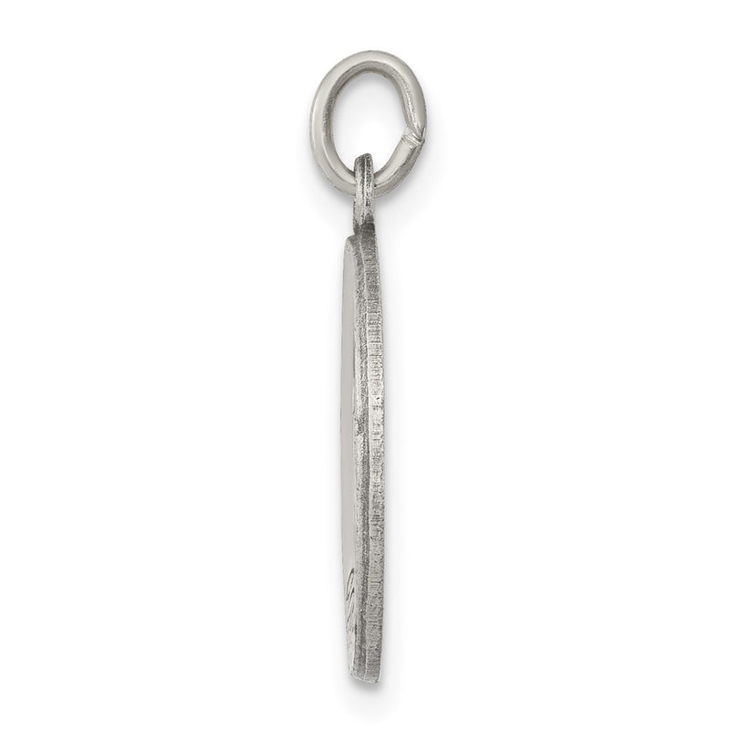Sterling Silver Antiqued Confirmation Medal