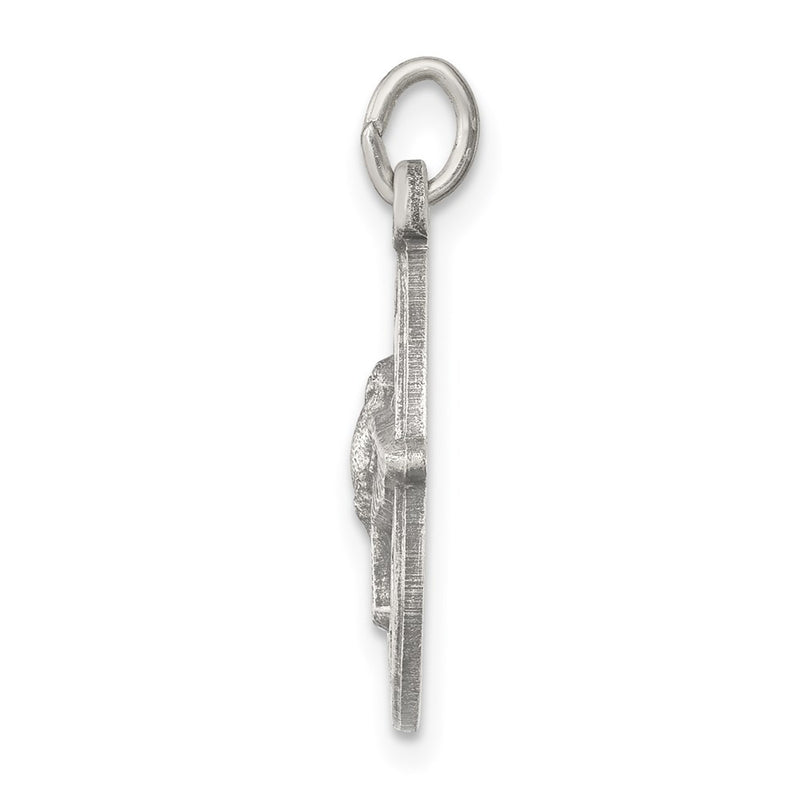 Sterling Silver Antiqued Holy Spirit Medal