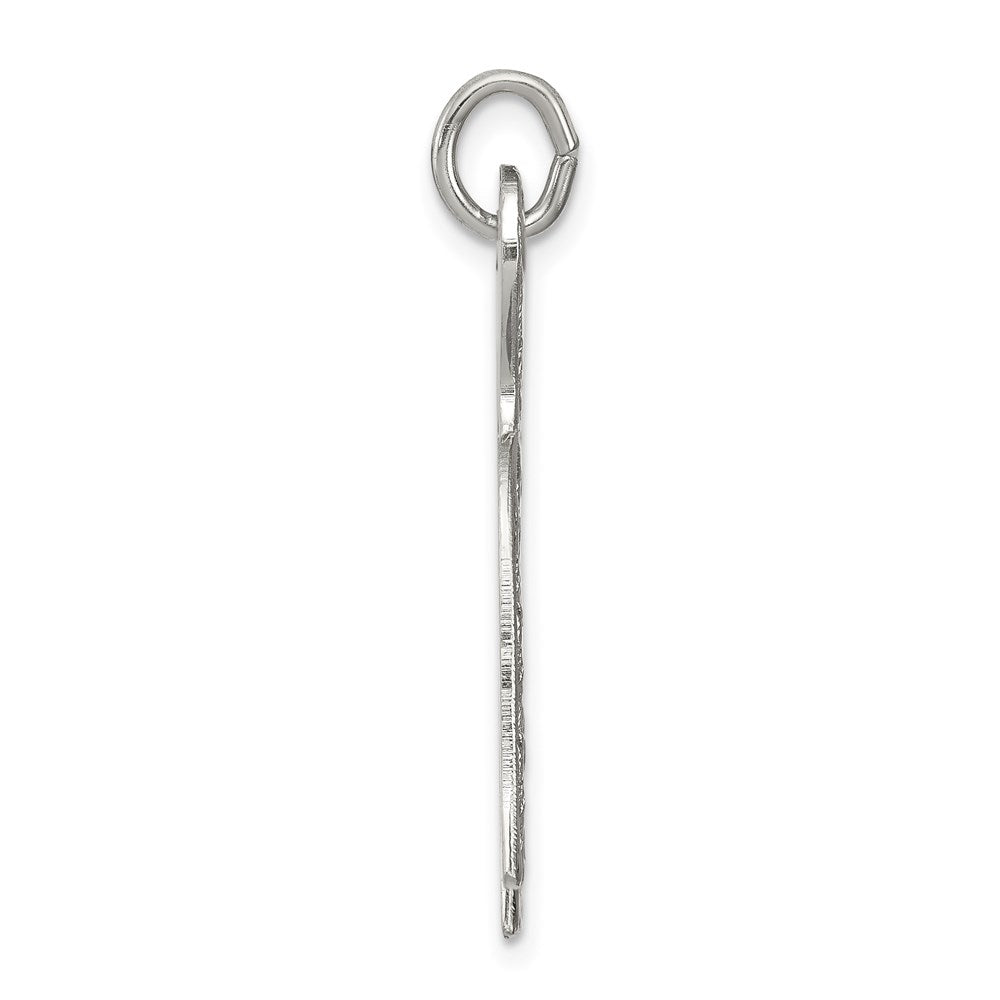 Chai Jewish Symbol (No Texture - Custom Order) Pendant in 14K White Gold
