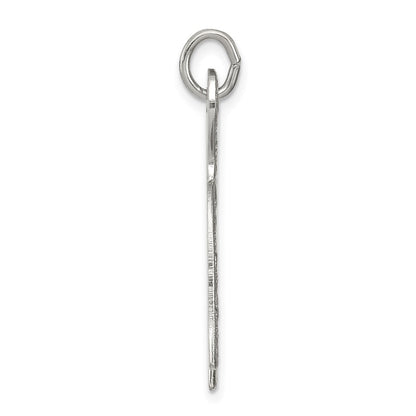 Chai Jewish Symbol (No Texture - Custom Order) Pendant in 14K White Gold