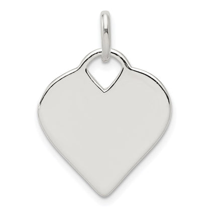 Sterling Silver Polished Heart Charm