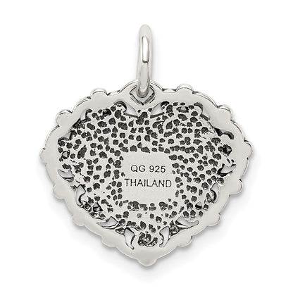 Sterling Silver Antiqued Daddy'S Little Girl