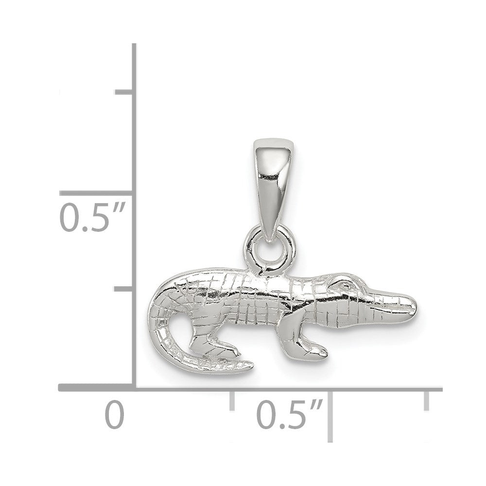 Sterling Silver Alligator Charm