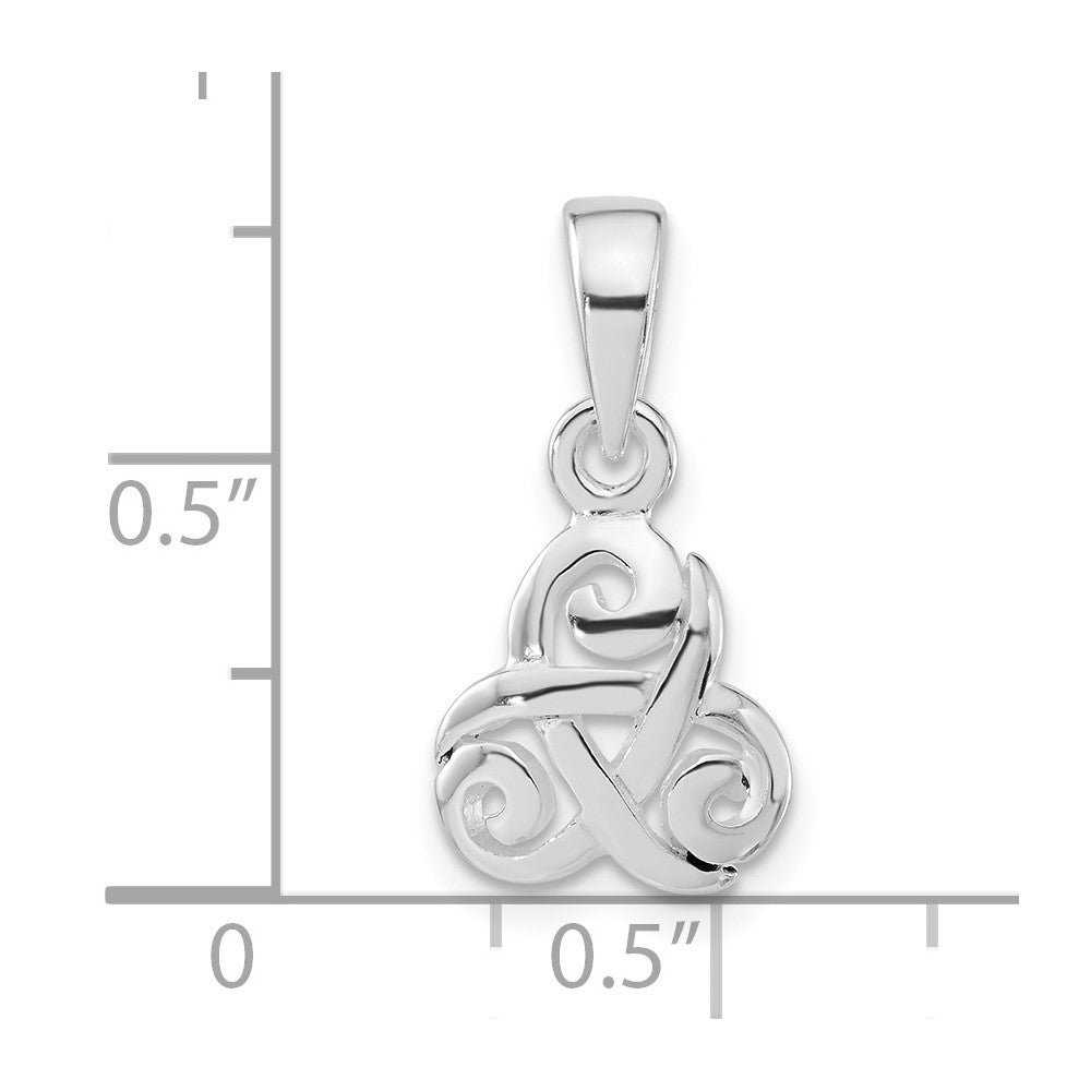 Sterling Silver Polished Fancy Charm