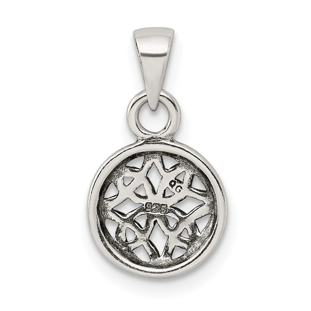 Sterling Silver Antiqued Celtic Pendant