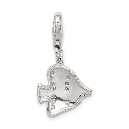 Sterling Silver Multi-Colored Enameled Fish Charm