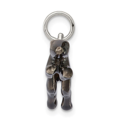 Sterling Silver Enameled Greyhound Dog Charm