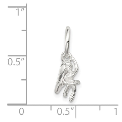 Sterling Silver Ballerina & Shoe Charm