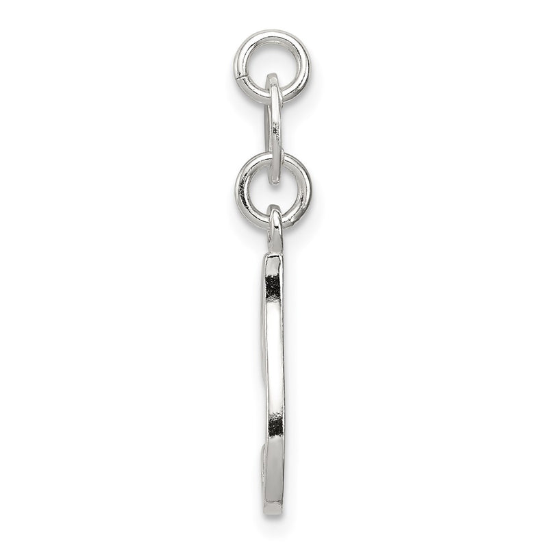 Sterling Silver Letter I Initial Charm