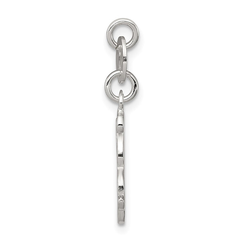 Sterling Silver Letter K Initial Charm
