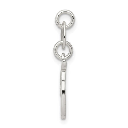 Sterling Silver Letter T Initial Charm