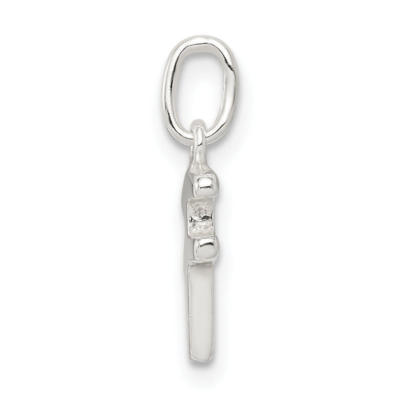 Sterling Silver Letter F Initial Charm