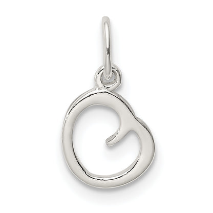 Sterling Silver Letter O Initial Charm