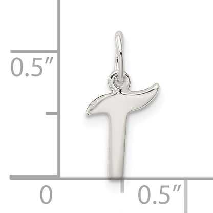 Sterling Silver Letter T Initial Charm