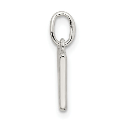 Sterling Silver Letter W Initial Charm