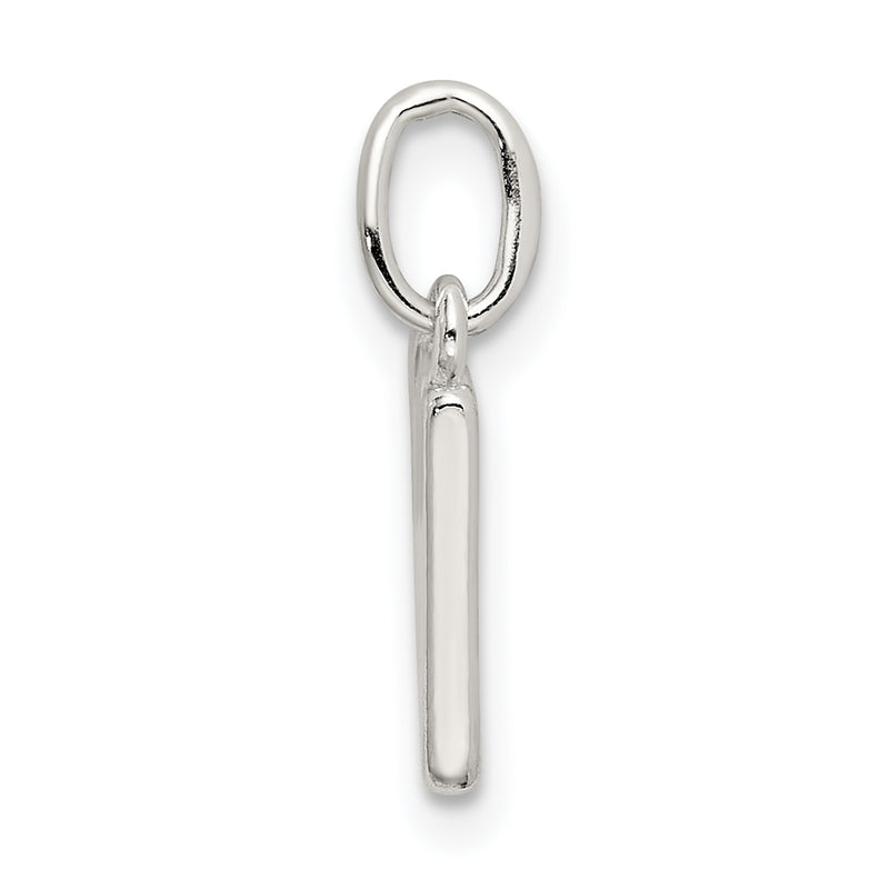 Sterling Silver Letter W Initial Charm