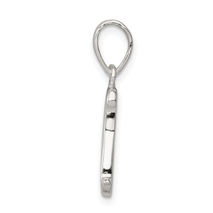 Sterling Silver Letter K Initial Pendant
