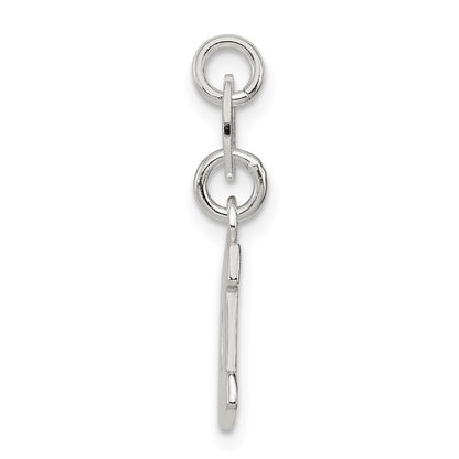 Sterling Silver Letter D Initial Charm