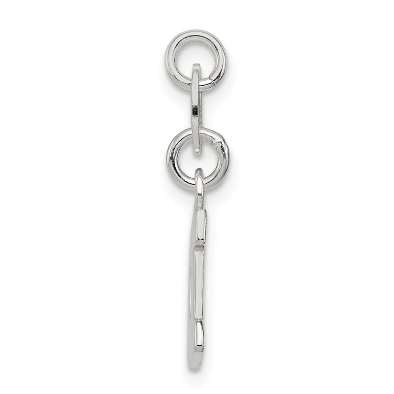 Sterling Silver Letter D Initial Charm