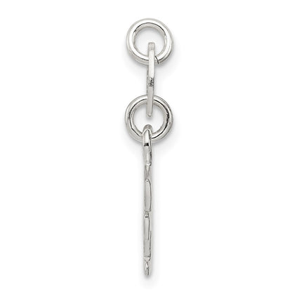 Sterling Silver Letter F Initial Charm