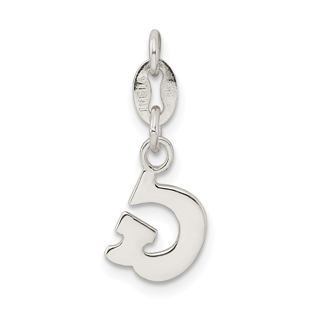 Sterling Silver Letter G Initial Charm