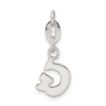 Sterling Silver Letter G Initial Charm