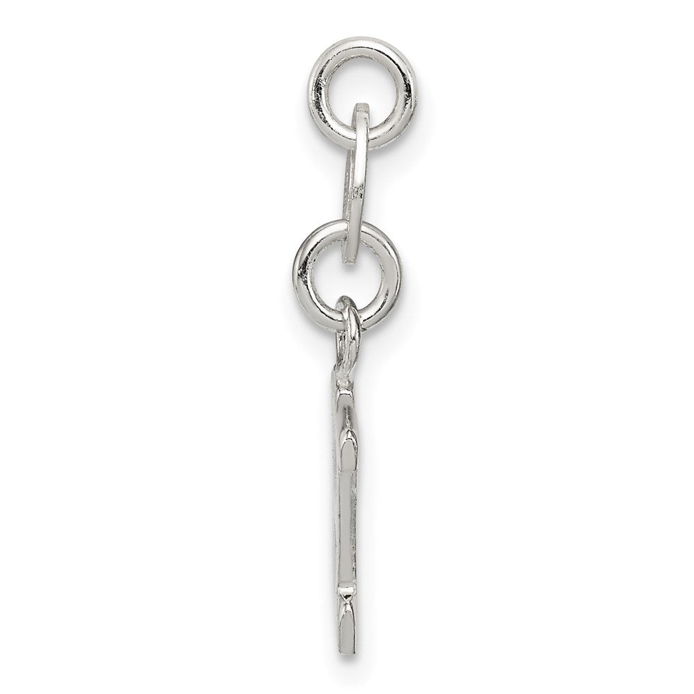 Sterling Silver Letter H Initial Charm