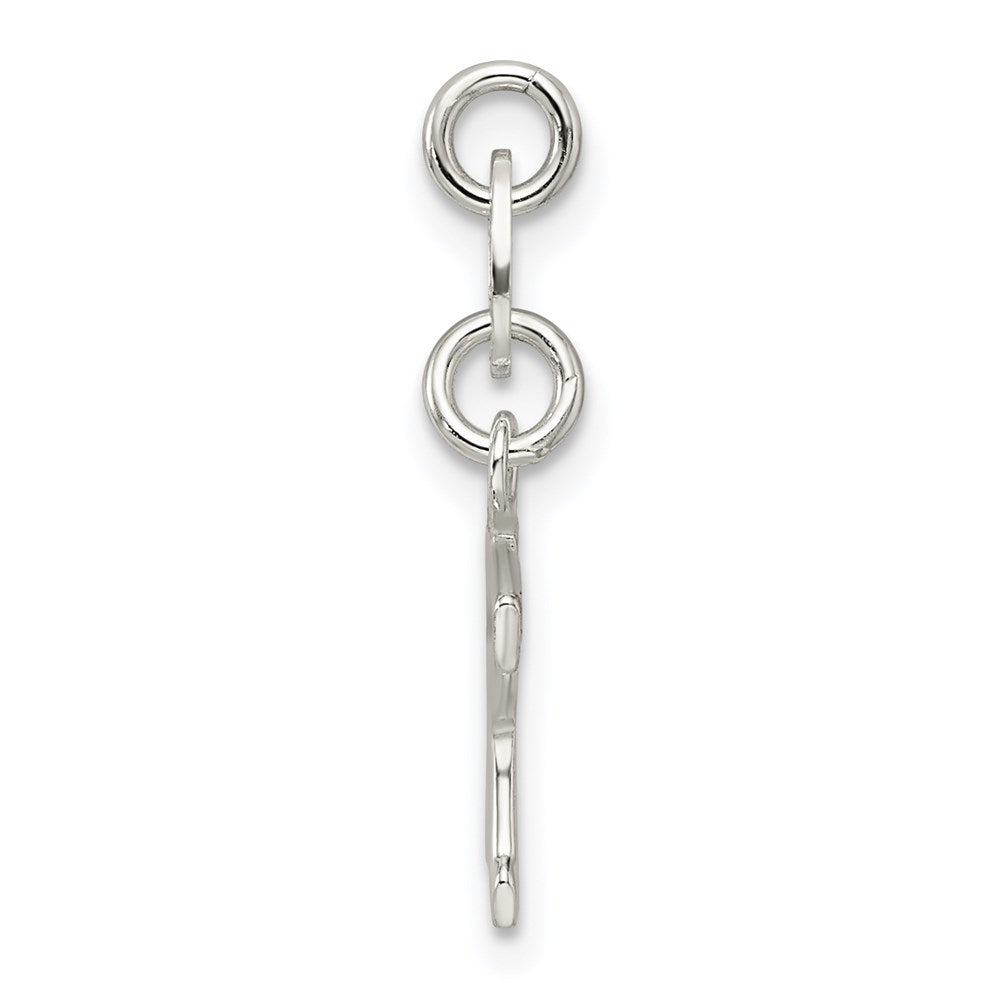 Sterling Silver Letter K Initial Charm