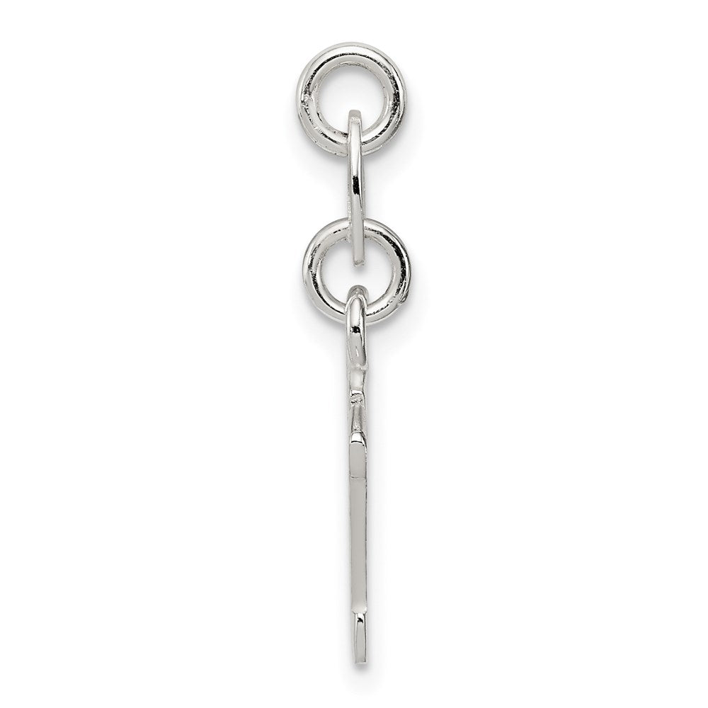 Sterling Silver Letter N Initial Charm