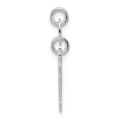 Sterling Silver Letter N Initial Charm