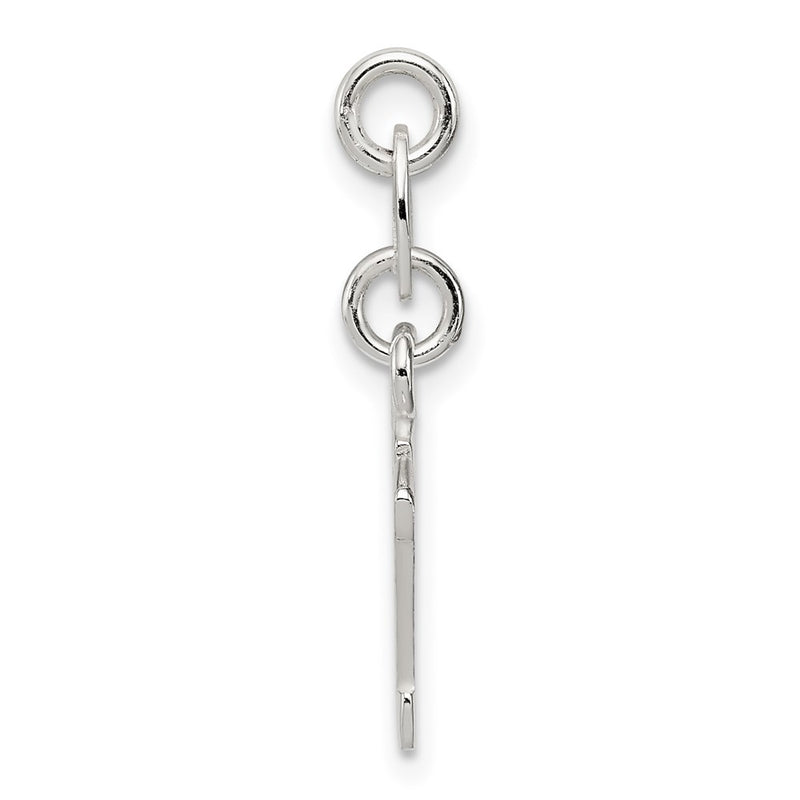 Sterling Silver Letter N Initial Charm