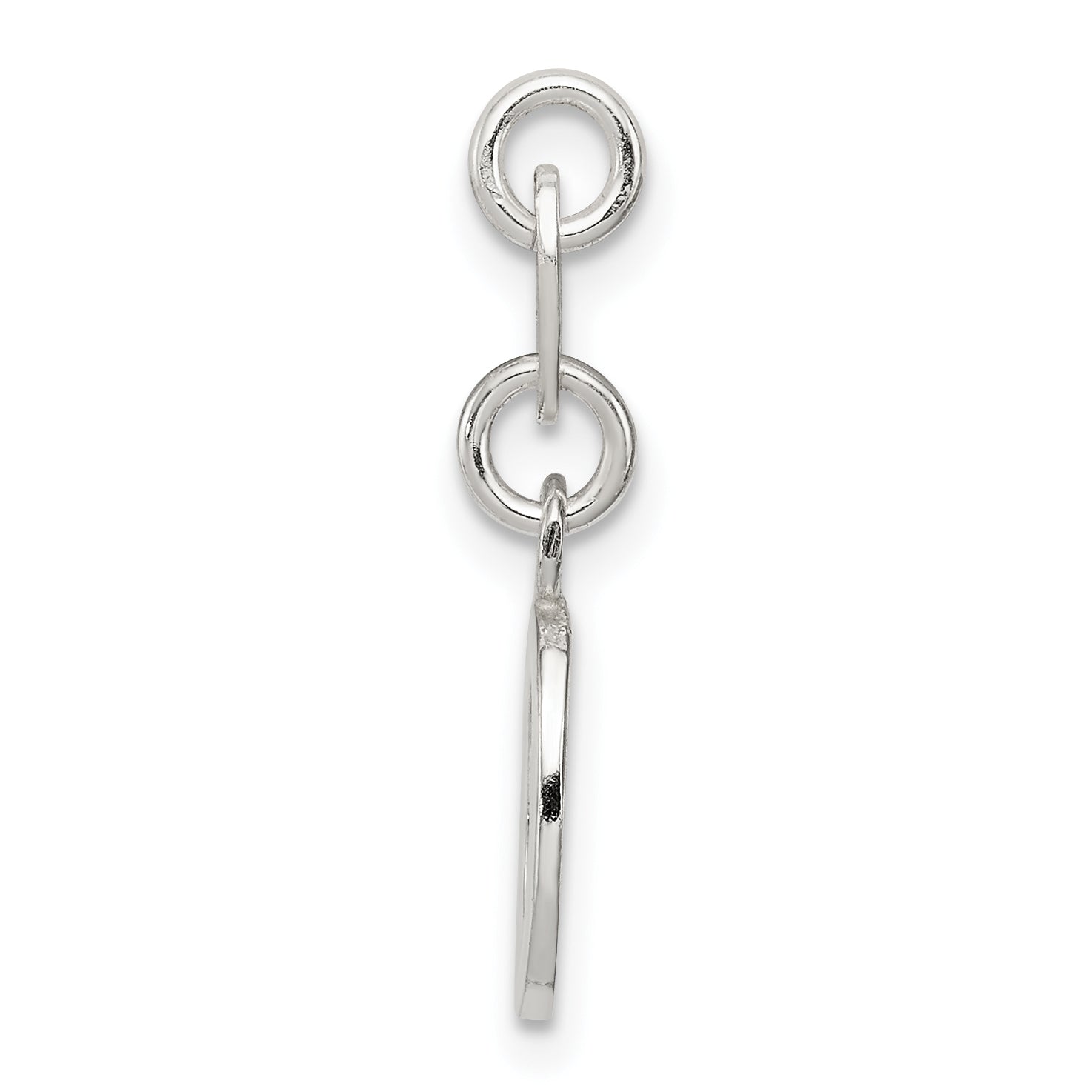 Sterling Silver Letter O Initial Charm