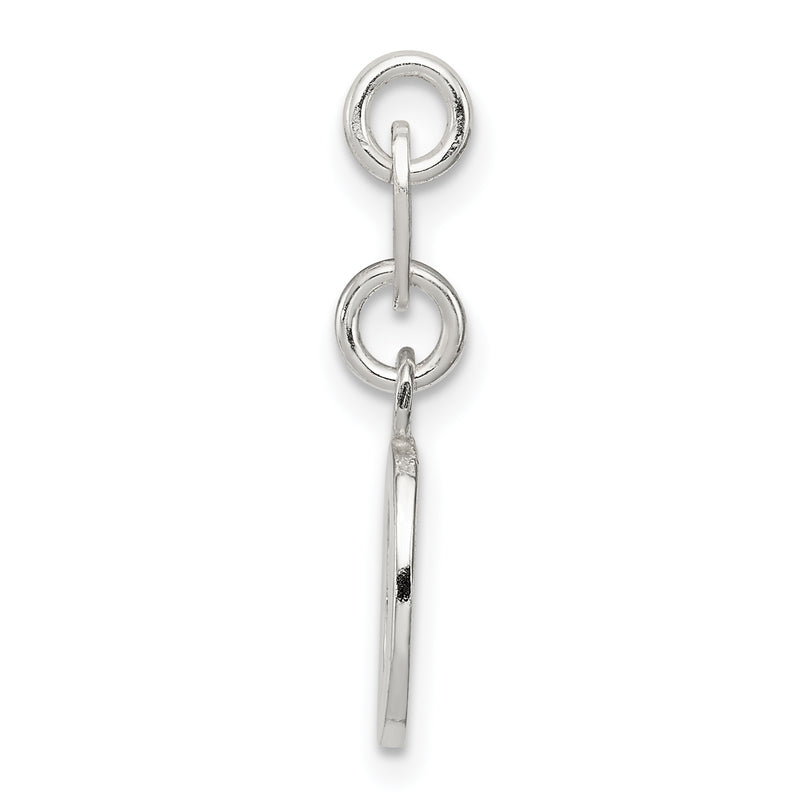 Sterling Silver Letter O Initial Charm