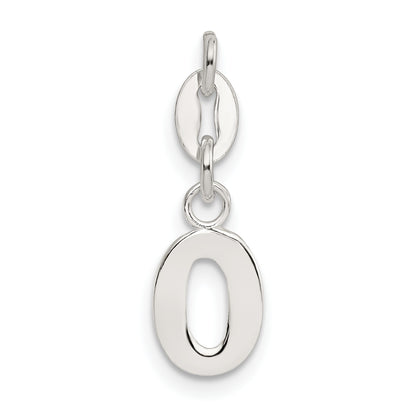Sterling Silver Letter O Initial Charm