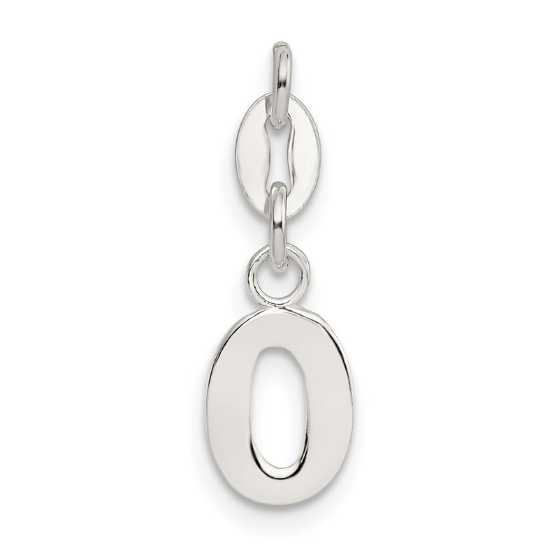 Sterling Silver Letter O Initial Charm