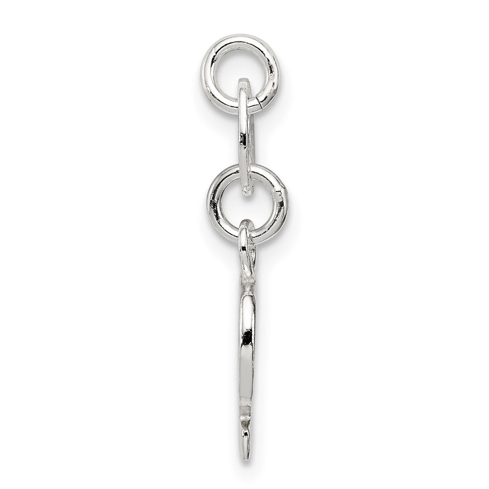 Sterling Silver Letter P Initial Charm