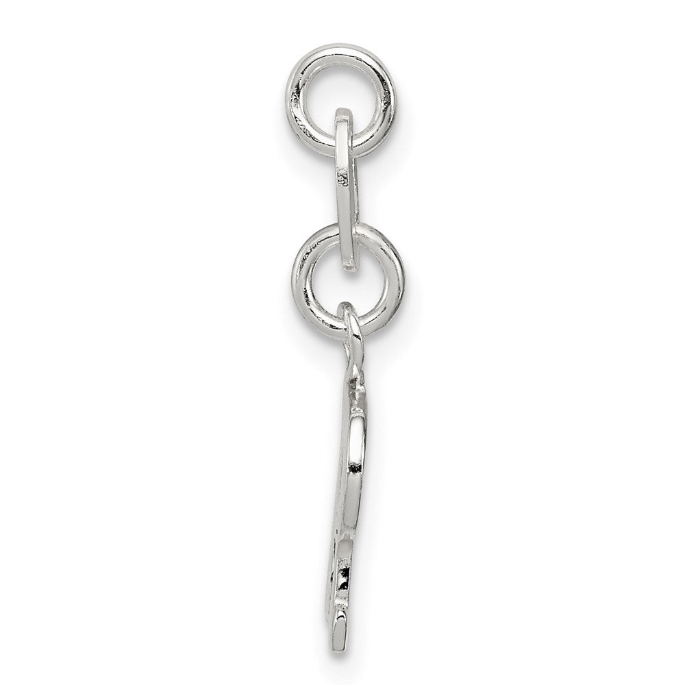 Sterling Silver Letter R Initial Charm