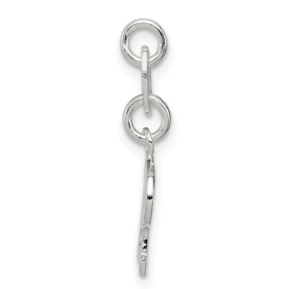 Sterling Silver Letter R Initial Charm