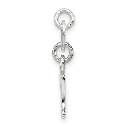 Sterling Silver Letter R Initial Charm
