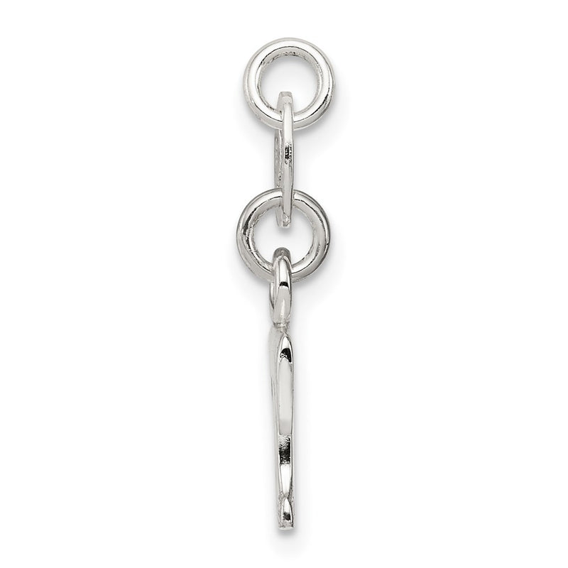 Sterling Silver Letter R Initial Charm