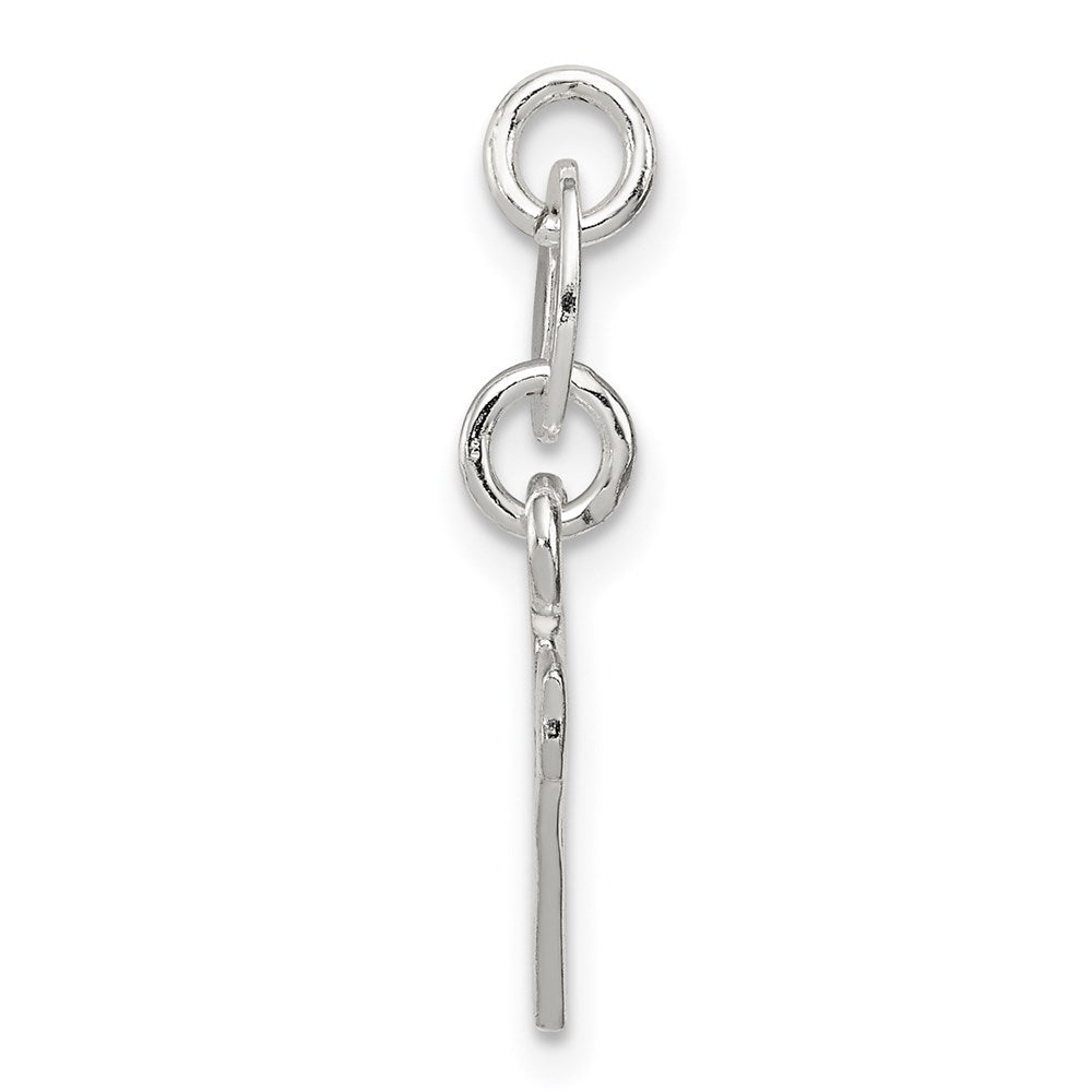 Sterling Silver Letter V Initial Charm